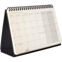 CONCEPTUM Tischkalender 2027 C2781 1M/1S schwarz 21.3x22cm