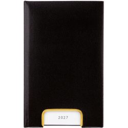 BIELLA Geschäftsagenda Disponent 2027 807401020027U 1T/1S schwarz ML 10.1x16cm