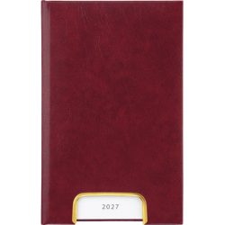 BIELLA Geschäftsagenda Disponent 2027 807401470027U 1T/1S weinrot ML 10.1x16cm