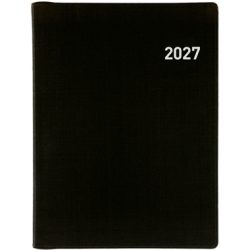 BIELLA Taschenagenda Rex Wire-O 2027 825773020027U 1W/2S schwarz ML 10.1x14.2cm