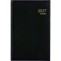 BREPOLS Agenda Saturnus 231 Lima 2026 0.231.1255 1W/2S schwarz 13.5x21cm