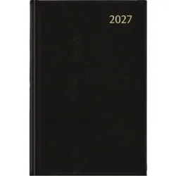 AURORA Agenda Balacron Folio 2025 FA211Z 1T/1S schwarz ML 14x21cm