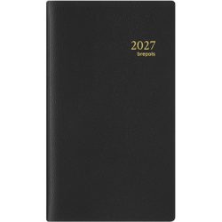 BREPOLS Agenda Interplan Genova 2026 0.736.2051 1W/1S schwarz 9x16cm