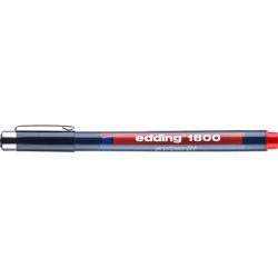 Edding Fineliner edding 1800 Rot 0.25 mm 4-180001002 1 St.