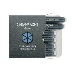 CARAN D'ACHE Tintenpatrone 8021.149 Magnetic Blue 6 St&uuml;ck