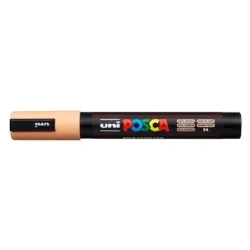 UNI-BALL Posca Marker 1,8-2,5mm PC5M L.ORANG hellorange, Rundspitze