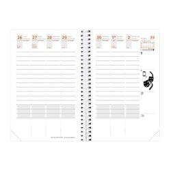 QUO-VADIS Agenda Time&Life Pock. 2027 539068Q 1W/2S Ersatzkal. FR 10x15cm