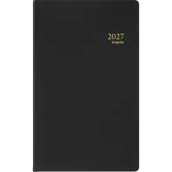 BREPOLS Agenda Breform Seta 2026 0.516.2120 1T/1S schwarz 10.5x17cm