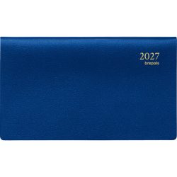 BREPOLS Agenda Omniplan Genova 2026 0.738.2051 1W/2S blau 9x16cm