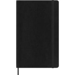 MOLESKINE Wochen-Notizkalender 26/27 DSB18WN3Y27 18M liniert SC schwarz 13x21cm