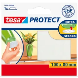 TESA Protect Filzgleiter 100mmx80mm 578910000 weiss, zuschneidbar, kratzfest