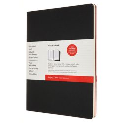 MOLESKINE Notizheft Karton A4 602510 liniert,BK/cranb.,120S. 2 Stk.