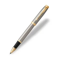 Parker - Rollerball, edles Aluminium, Metallgrau