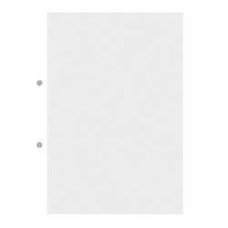INGOLD-BIWA Heftblätter A4 02.342.44 weiss 90g 4x4mm kar. 500 Blatt