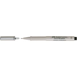 FABER-CASTELL Tintenschreiber ECCO 0,5mm 166599 Pigment, schwarz