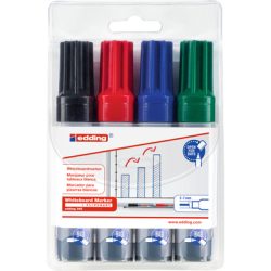 EDDING Whiteboard Marker 365 2-7mm 365-E4 schwarz,rot,blau,gr&uuml;n 4 Stk.