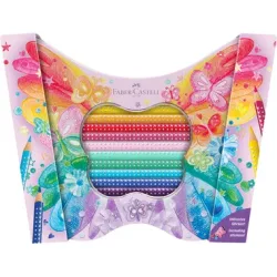 FABER-CASTELL Farbstifte Geschenkset 201971 Sparkle Schmetterling 20 Stk.