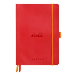 RHODIA Goalbook Notizbuch A5 117582C Softcover mohnrot 240 S.