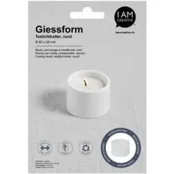 I AM CREATIVE Silikon Giessform MAA1704.18 Teelichthalter