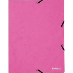 BIELLA Gummibandmappe A4 178401.40 rosa, 355gm2 200 Bl.