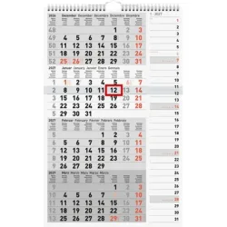 RIDOIDE 4-Monats-Kombiplaner 2027 7033430007.27 4M/1S 30x49cm