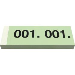 SIMPLEX Garderobenblock 1-100 13074 gr&uuml;n 100 Blatt