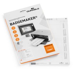 DURABLE Etiketten Badgemaker 142302 30x65mm 20 Stück
