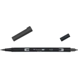 TOMBOW Dual Brush Pen ABT N25 lamp black