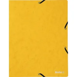BIELLA Gummibandmappe A4 178401.20 gelb, 355gm2 200 Bl.