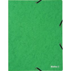 BIELLA Gummibandmappe A4 178401.30 gr&uuml;n, 355gm2 200 Bl.
