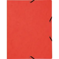 BIELLA Gummibandmappe A4 178401.45 rot, 355gm2 200 Bl.