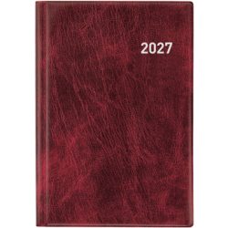 BIELLA Geschäftsagenda Terminia 2027 817535470027U 1W/2S weinrot ML 14.5x20.5cm