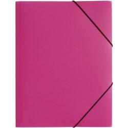 PAGNA Gummizugmappe Trend PP A4 21613-34 3 Klappen rosa