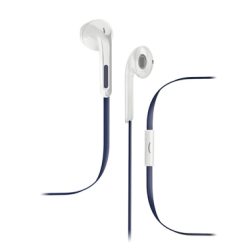 Stereo-Ohrhörer mit Flachkabel und Mikrofon
