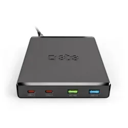 SBS, Power Delivery, GaN-Ladestation mit 4 Ports – ultraschnelles Laden mit 2 USB-A- und 2 USB-C-Ports, Produkte & Wohnen