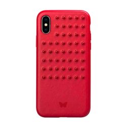 Mit Nieten versehenes Hartcover für iPhone XS, X