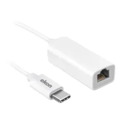 Typ-C LAN Buchsenadapter für MacBooks, Notebooks und PCs | Ekon