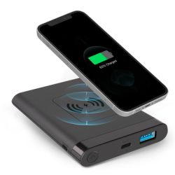 5 W kabellose Powerbank mit USB- und Typ C-Ausgängen