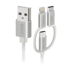 SBS, Type-C, USB zu Micro-USB-Kabel mit Lightning- und USB-C-Adaptern, Produkte & Wohnen