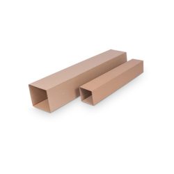 Teleskopverpackungs-Boden in braun 80x80x600-1000mm