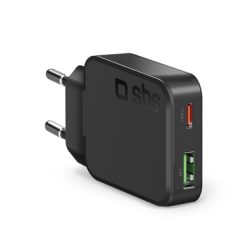 45-W-USB-C-Ultra-Slim-Wandladegerät mit 2 Anschlüssen | SBS