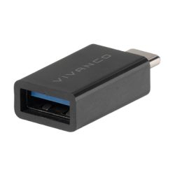 USB-C auf USB-A Adapter, M-F, USB 3.1, Schwarz | Vivanco