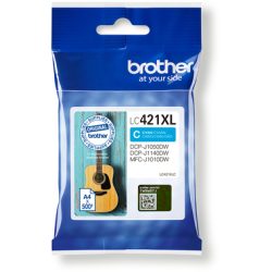 BROTHER Tintenpatrone HY cyan LC-421XLC DCP-J1050 500 Seiten