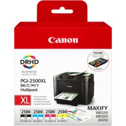 CANON Multipack Tinte XL BKCMY PGI-2500XL MAXIFY MB5050/5350 128.8ml