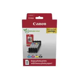 Canon -  Tinte 2106C006 CLI-581 Multipack + Papier, One Size