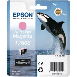 EPSON Tintenpatrone vivid light mag. T76064N10 SureColor P 600 25,9ml