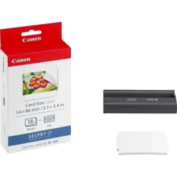 CANON Farbtinte/Kleberset 8,6x5,4cm KC18IF CP 100 18 Blatt