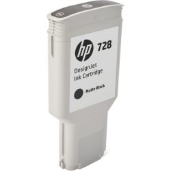 HP 728 Mattschwarz DesignJet Druckerpatrone, 300 ml