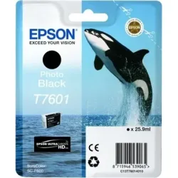 EPSON Tintenpatrone photo schwarz T760140 SureColor P 600 25,9ml