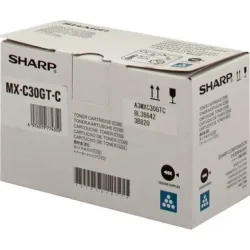 SHARP Toner cyan MX-C30GTC MX-C301W 6000 Seiten